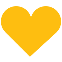 Gold heart