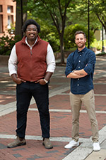 Environmental portrait of Ace Callwood and Justin Kauszler, 10 Uner 10 2020 honorees