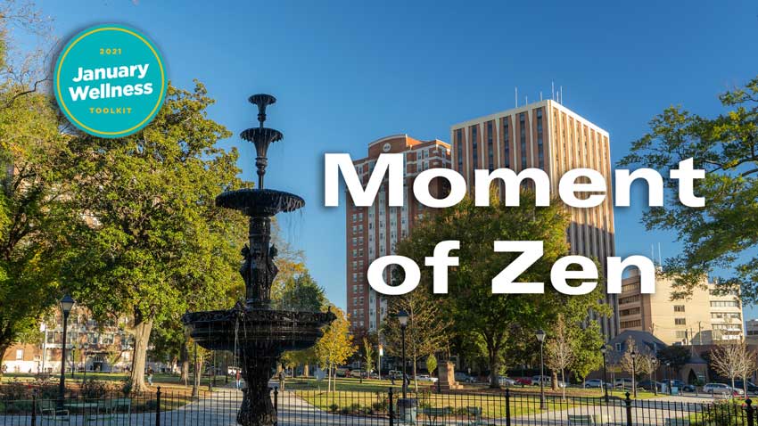 Moment of Zen - January Wellness Month’s Feng Shui demo