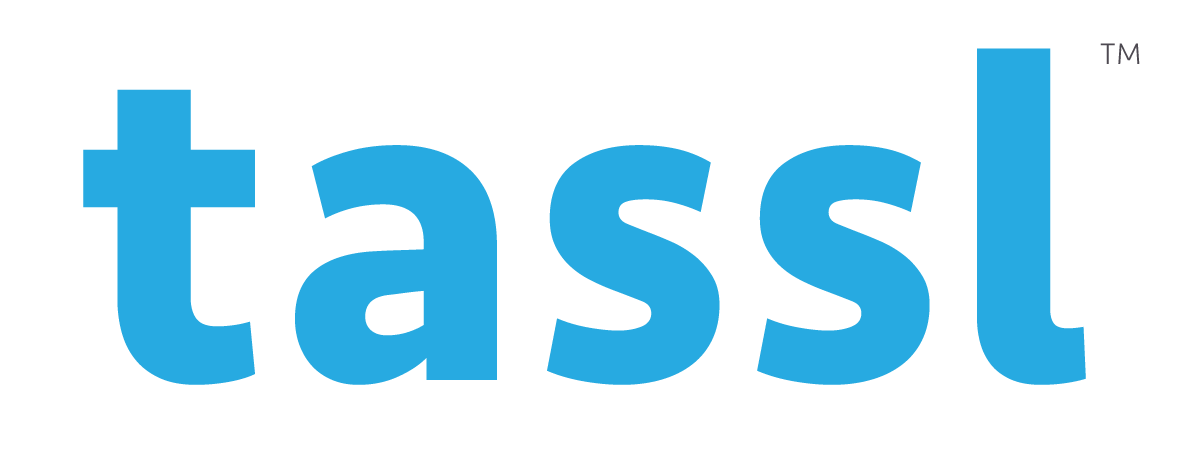Blue logo for Tassl