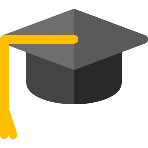Vector drawing of a graduation cap